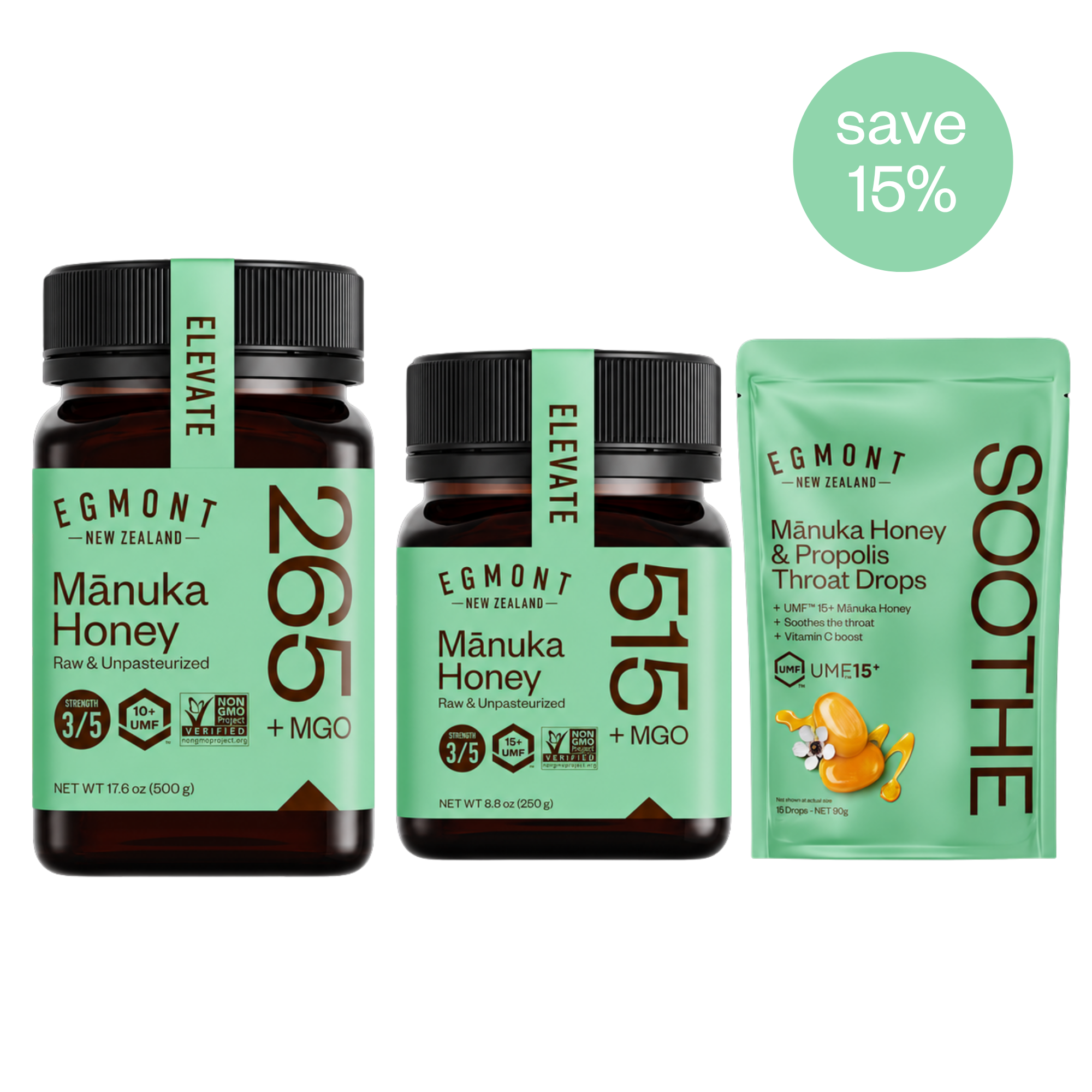 Elevate Wellness Mānuka Honey Bundle