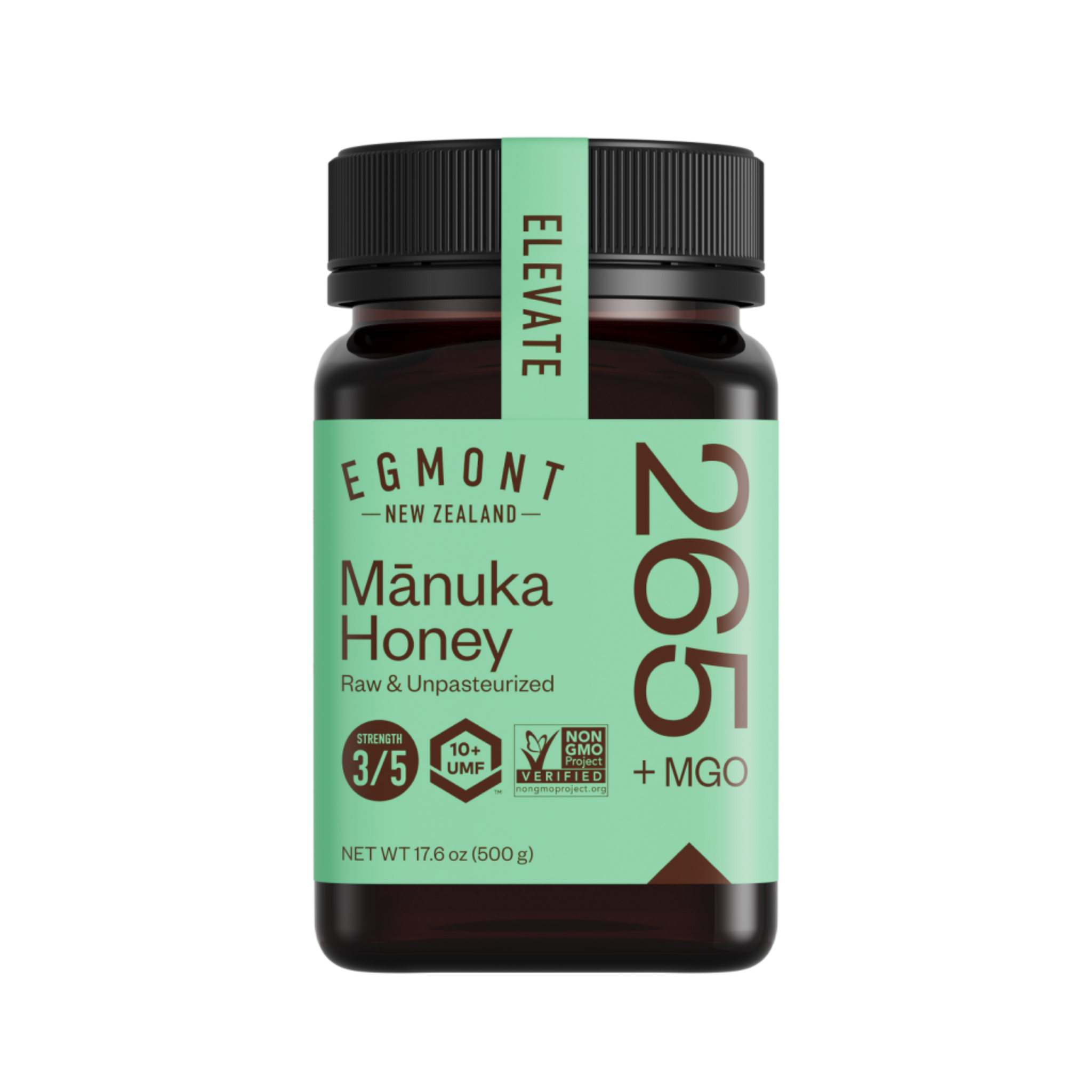 Manuka Honey MGO 265+ UMF 10+ 7.6oz (500g) | Egmont Honey US Manuka Honey MGO 265+ UMF 10+ 7.6oz (500g) | Egmont Honey US
