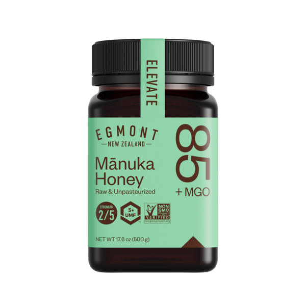 Manuka Honey MGO 85+ UMF 5+ 17.6oz (500g) | Egmont Honey US Manuka Honey MGO 85+ UMF 5+ 17.6oz (500g) | Egmont Honey US